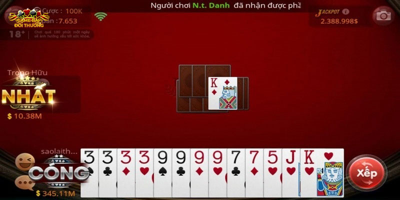 Để chơi Tiến Lên Miền Nam hiệu quả bạn cần chú ý các bộ trong game